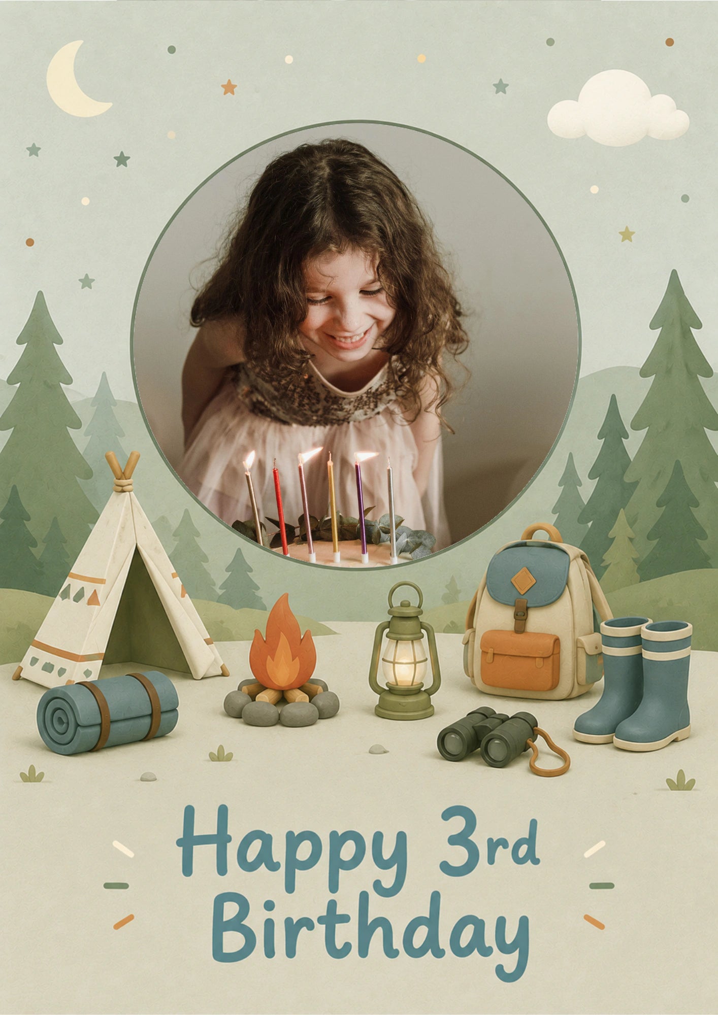Birthdays - Personalised Card