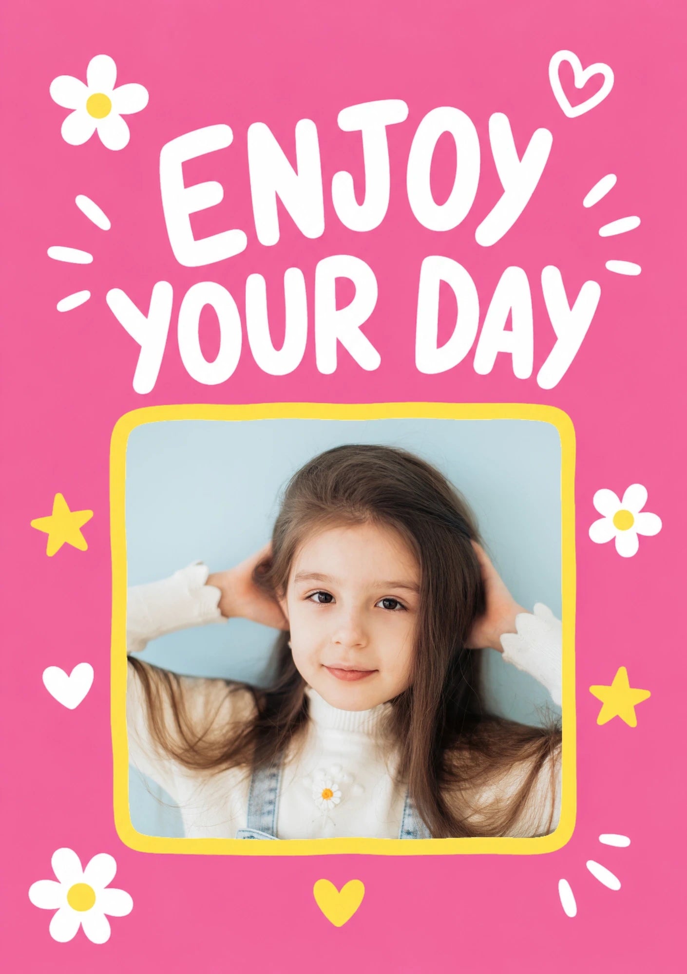 Birthdays - Personalised Card — with punch holes