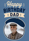 Load image into Gallery viewer, Happy Birthday Dad Banner Photo Upload Birthday Card for Him
