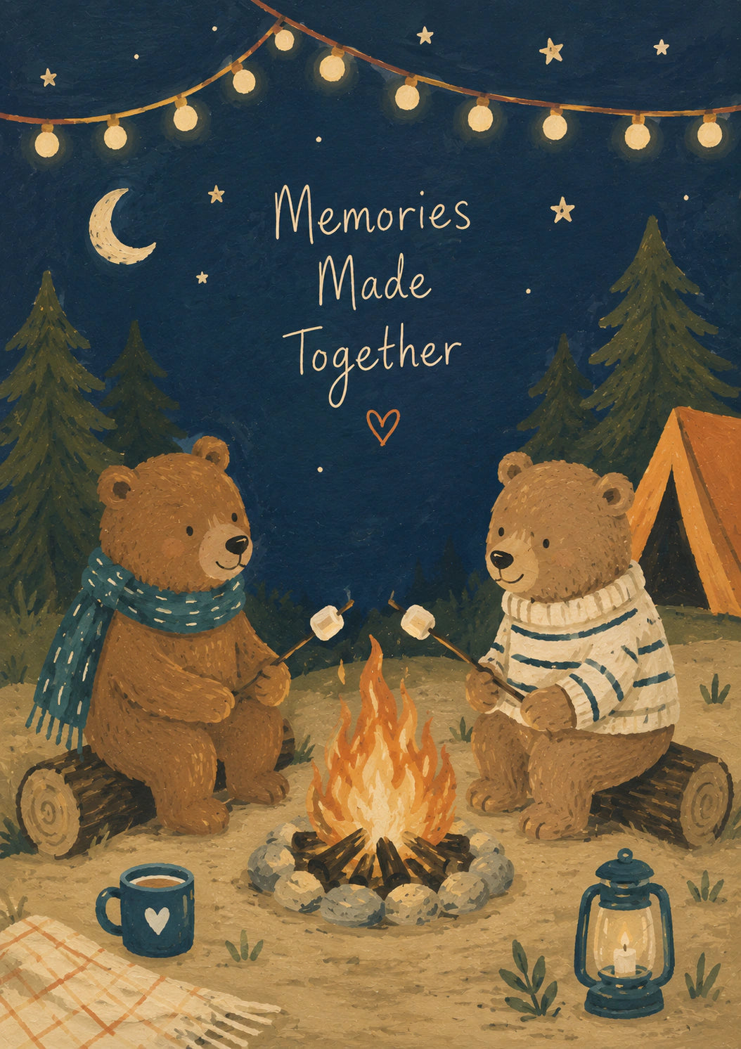 Friendship - Personalised Card — with punch holes