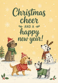 Load image into Gallery viewer, Cute Dogs in Christmas Jumpers and Hats Christmas Card
