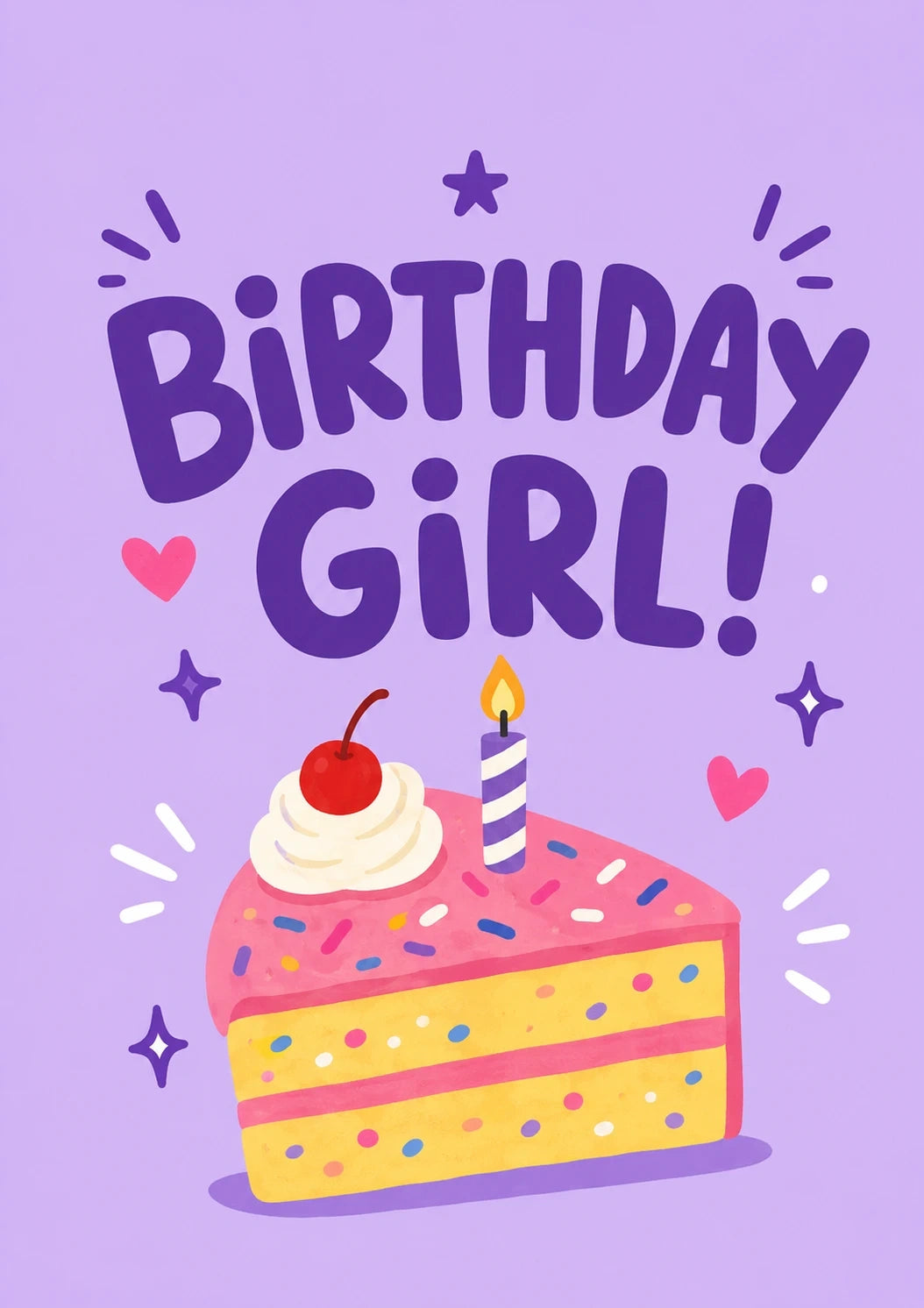 Birthdays - Personalised Card — with punch holes
