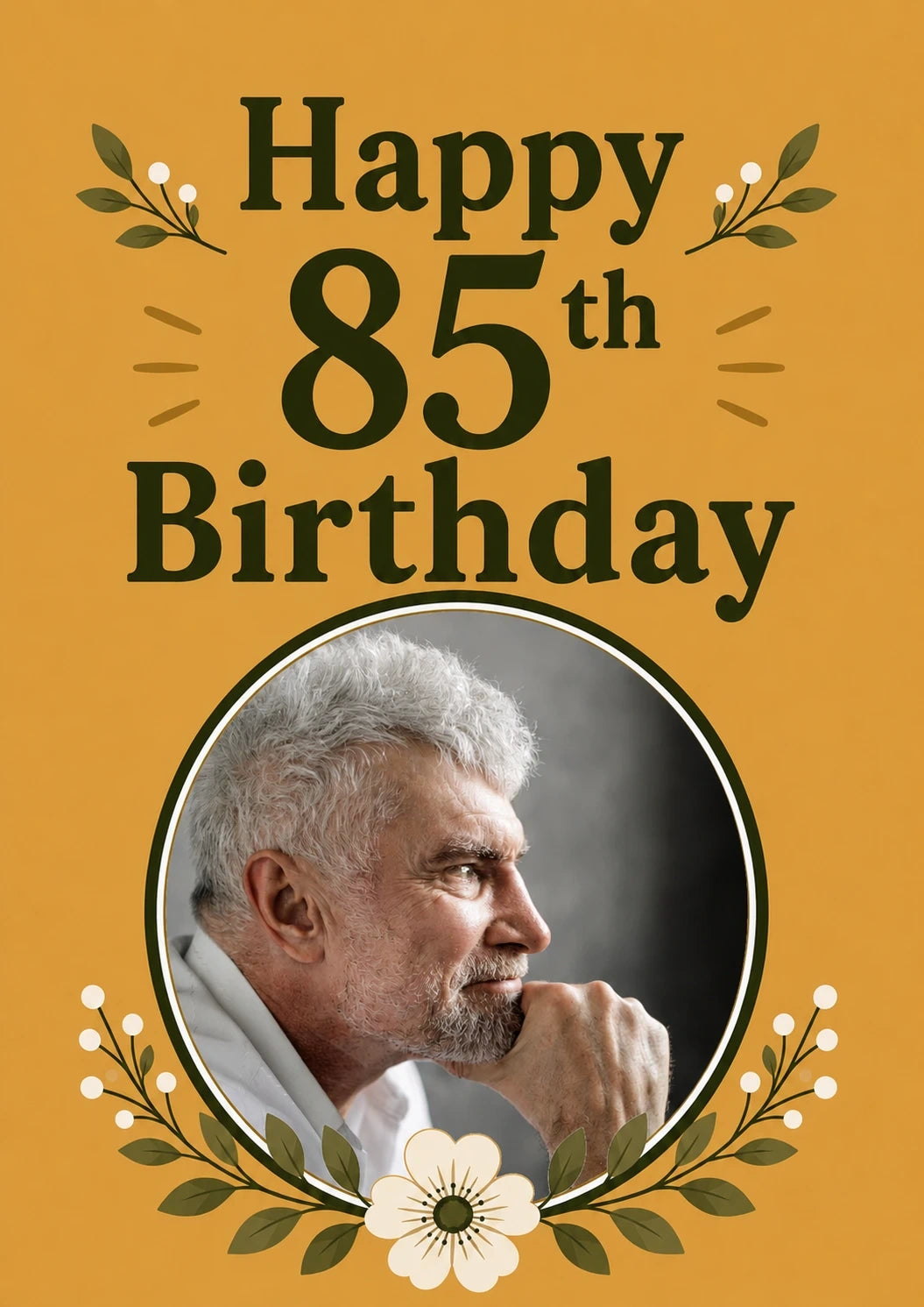 Birthdays - Personalised Card — with punch holes