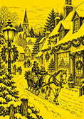 Load image into Gallery viewer, Christmas - Personalised Card — with punch holes
