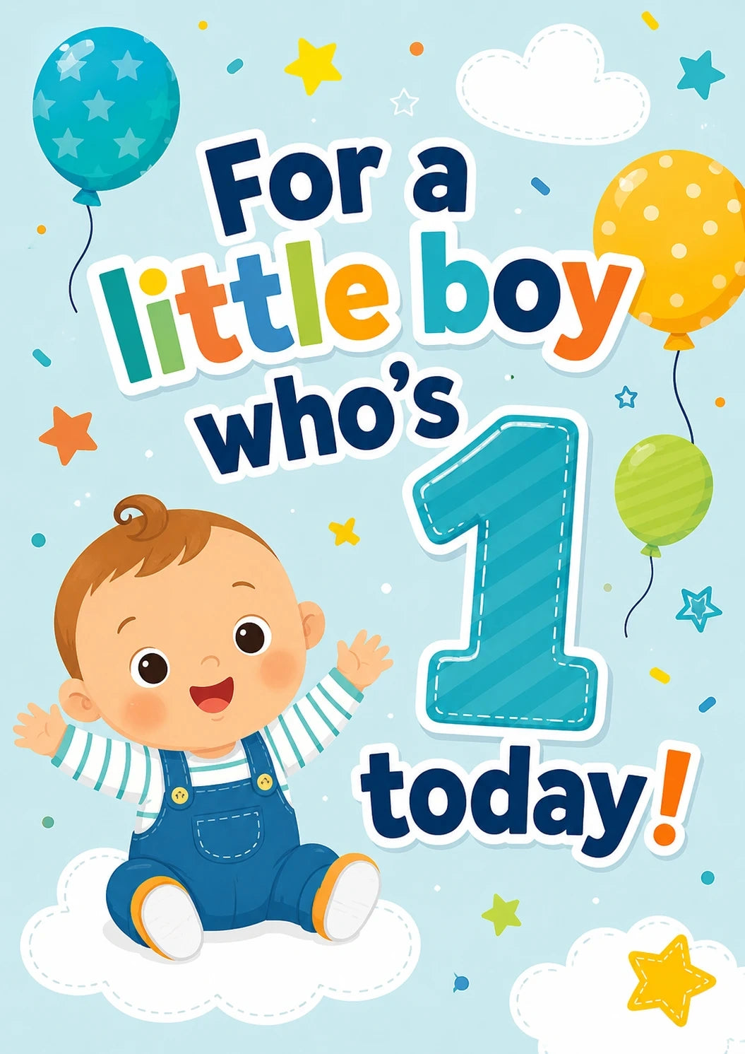 Birthdays - Personalised Card — with punch holes