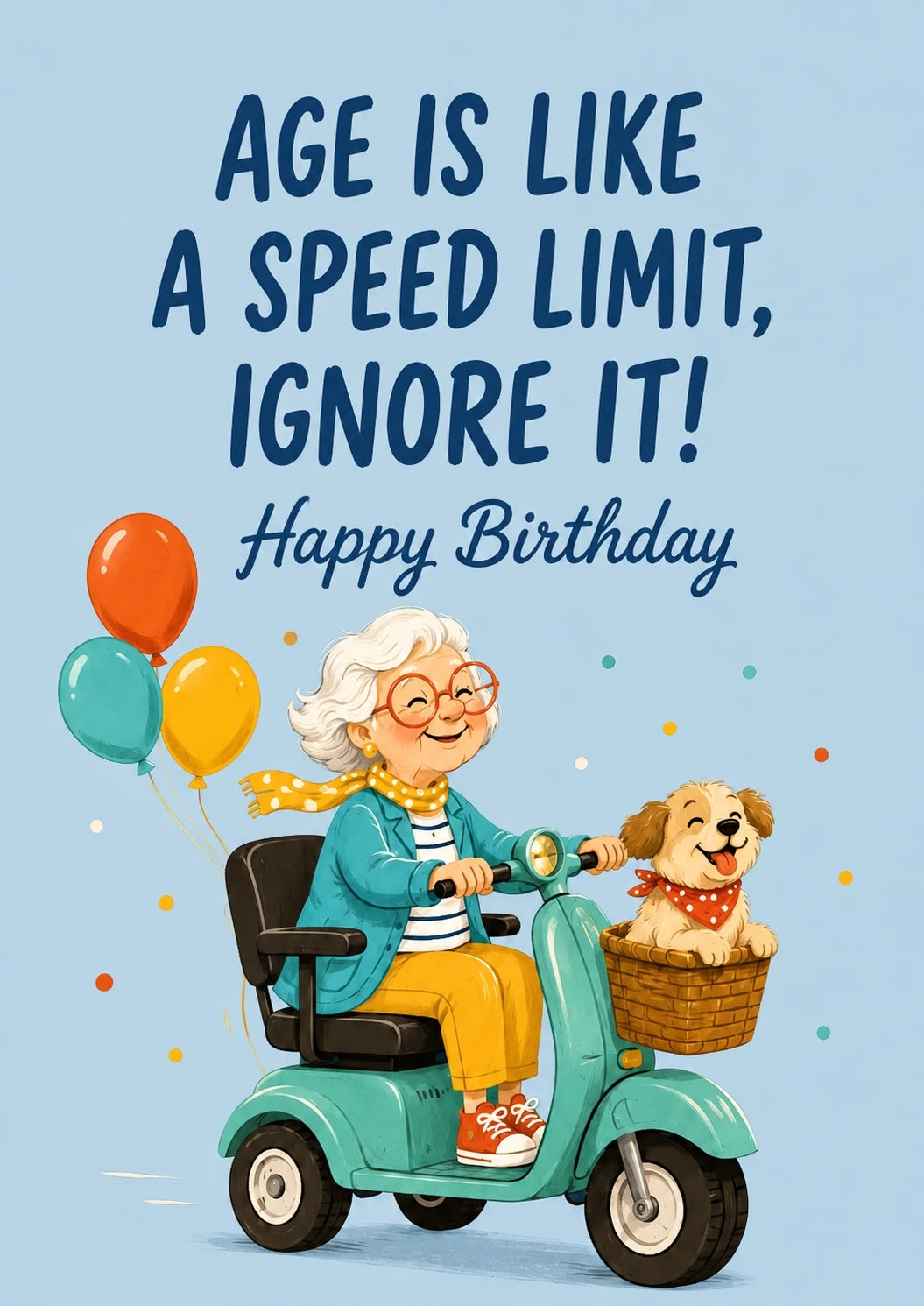 Birthdays - Personalised Card — with punch holes