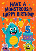 Load image into Gallery viewer, Birthdays - Personalised Card — with punch holes
