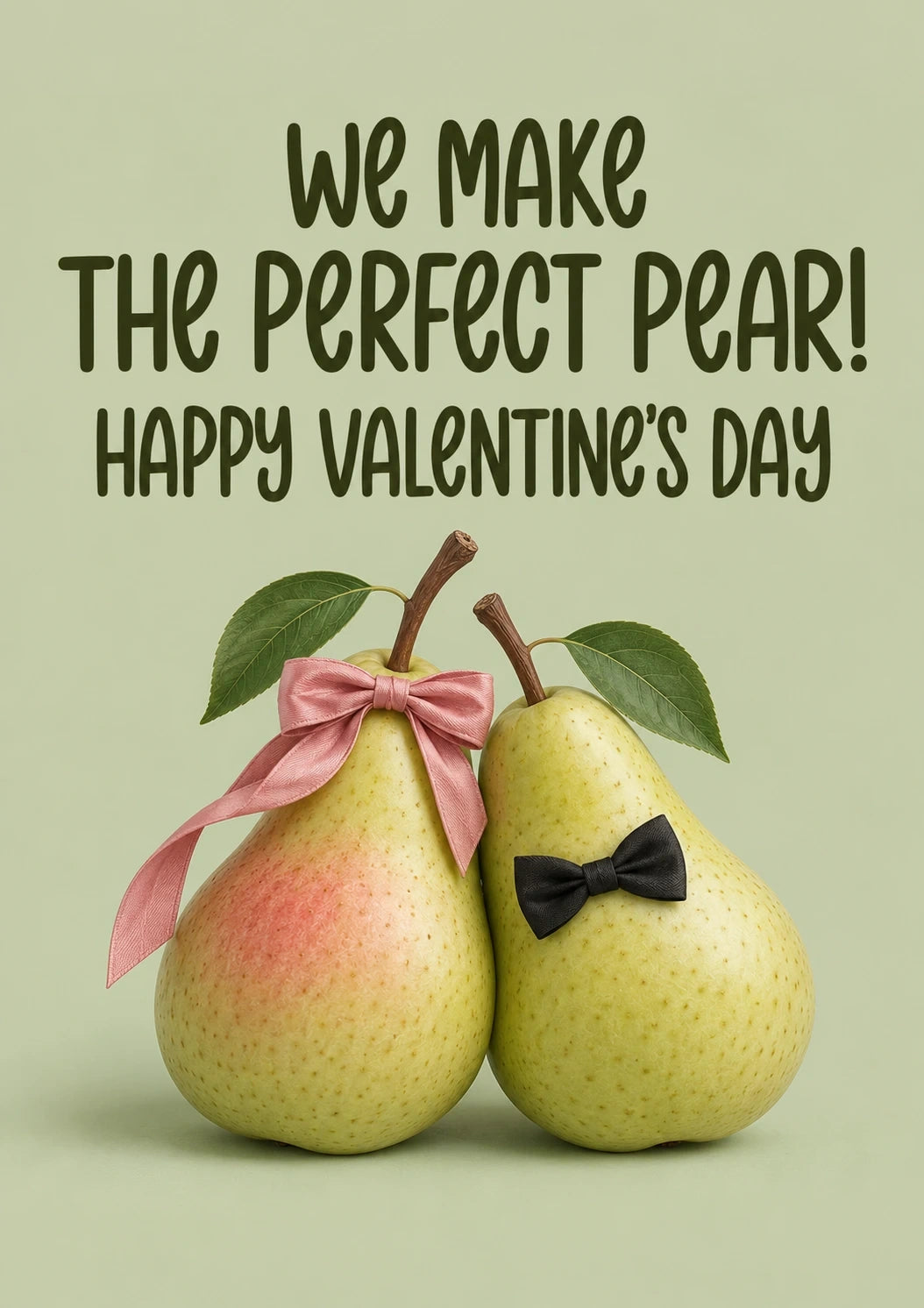 Valentine's day - Personalised Card — with punch holes