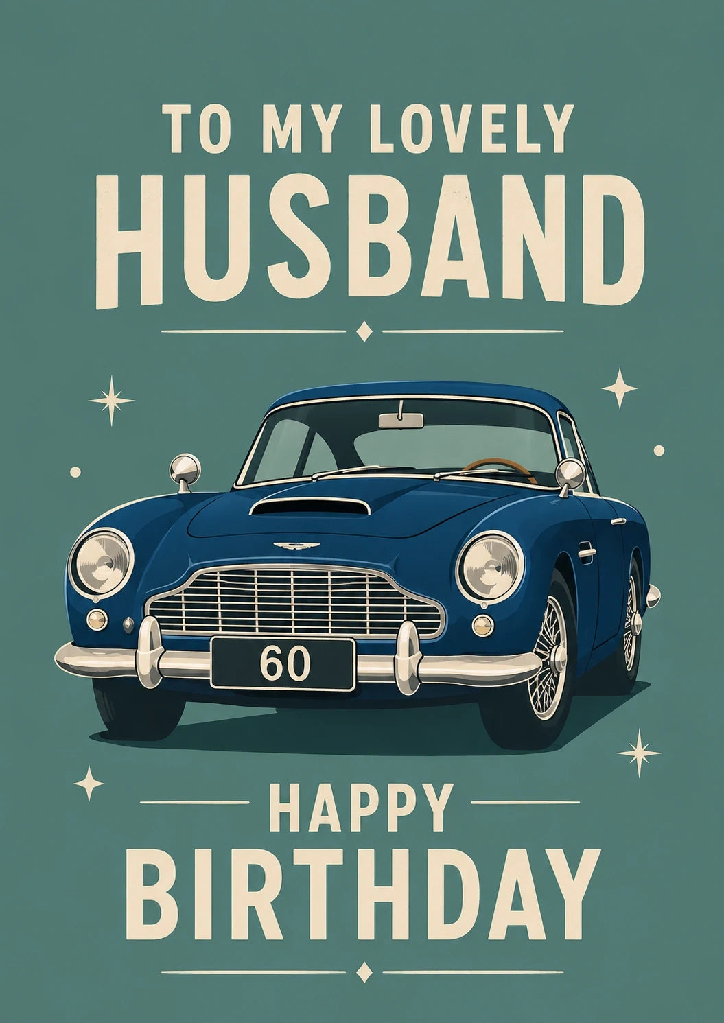 Birthdays - Personalised Card — with punch holes