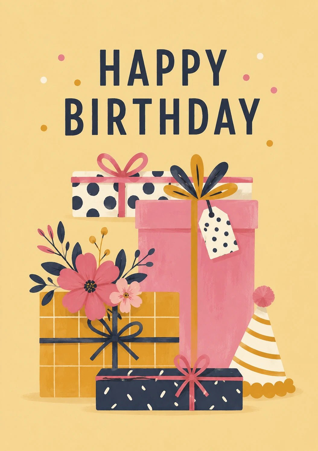 Birthdays - Personalised Card