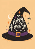 Load image into Gallery viewer, Halloween - Personalised Card — with punch holes
