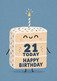 Load image into Gallery viewer, Birthdays - Personalised Card — with punch holes
