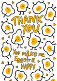 Load image into Gallery viewer, Thank You - Personalised Card — with punch holes
