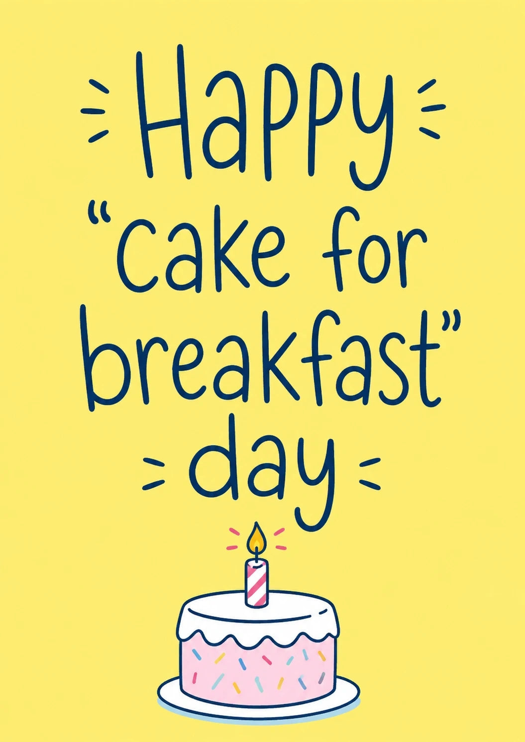Birthdays - Personalised Card — with punch holes