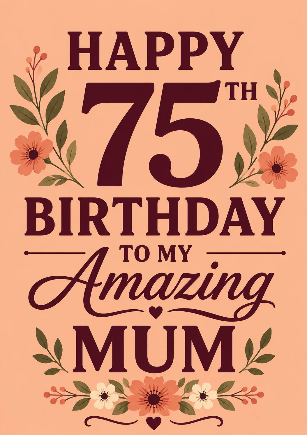 Birthdays - Personalised Card — with punch holes