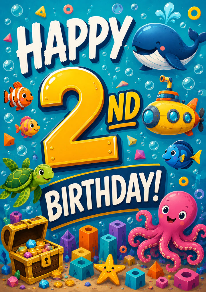 Birthdays - Personalised Card