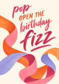 Load image into Gallery viewer, Pop Open the Birthday Fizz Ribbon Sister In Law Birthday Card for Her
