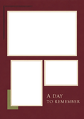 Load image into Gallery viewer, Deep Red Elegant Multi Photo Upload Birthday Card
