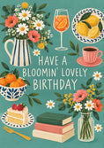 Load image into Gallery viewer, Bloomin' Lovely Floral Illustrated 60th Birthday Card for Her
