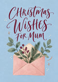 Load image into Gallery viewer, Botanical Envelope Christmas Wishes Card for Her
