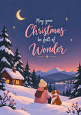 Load image into Gallery viewer, Uplifting Winter Wonder Scene Christmas Card for Parents
