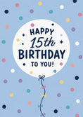 Load image into Gallery viewer, Birthdays - Personalised Card — with punch holes
