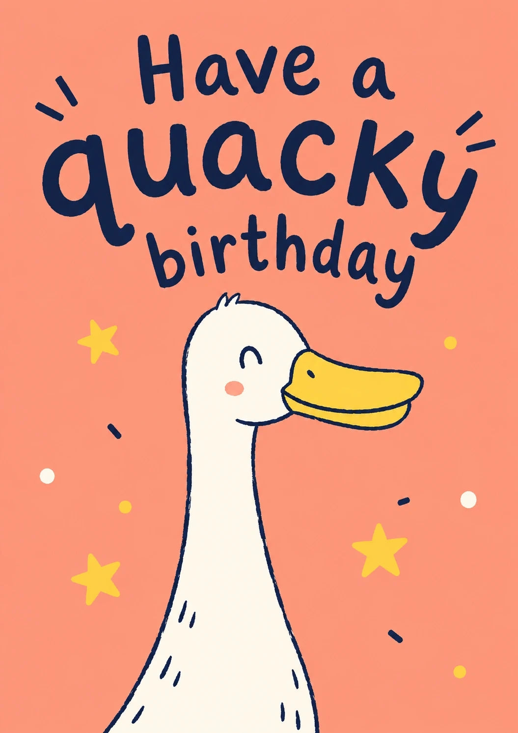 Birthdays - Personalised Card — with punch holes