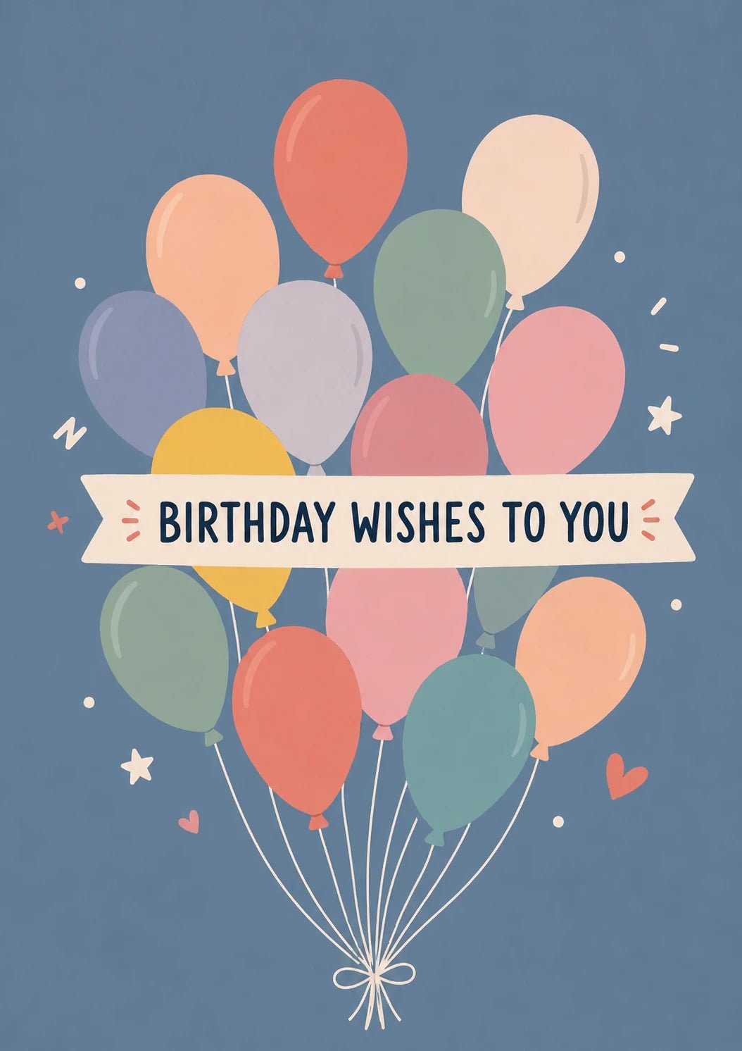 Birthdays - Personalised Card