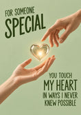 Load image into Gallery viewer, Valentine's day - Personalised Card — with punch holes

