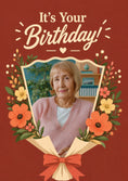 Load image into Gallery viewer, Birthdays - Personalised Card — with punch holes
