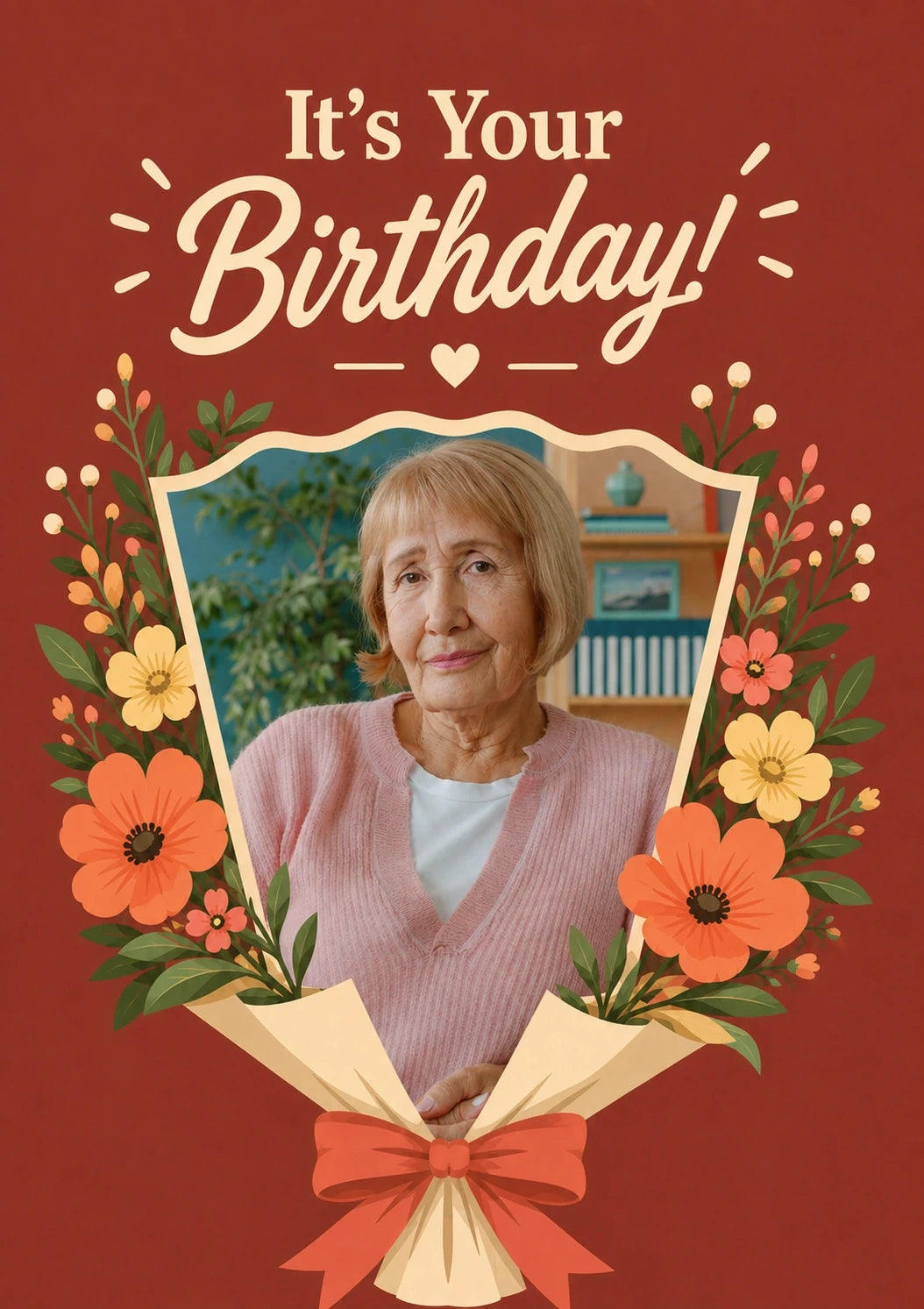 Birthdays - Personalised Card — with punch holes