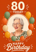 Load image into Gallery viewer, Birthdays - Personalised Card — with punch holes
