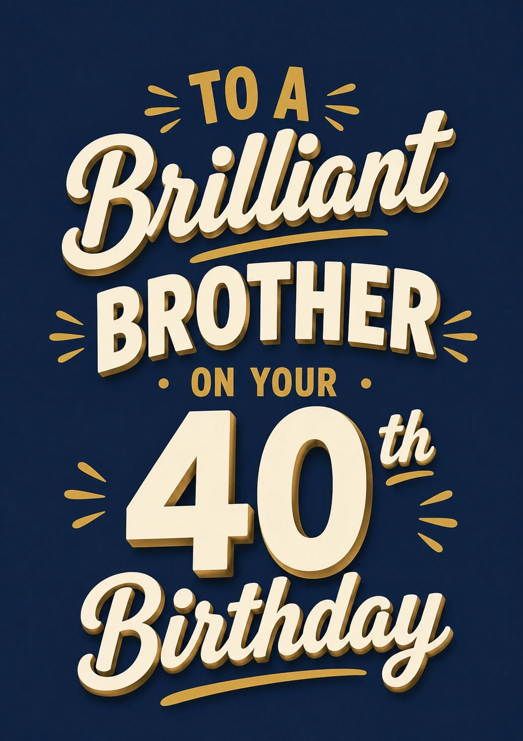 Birthdays - Personalised Card — with punch holes
