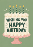 Load image into Gallery viewer, Birthdays - Personalised Card — with punch holes
