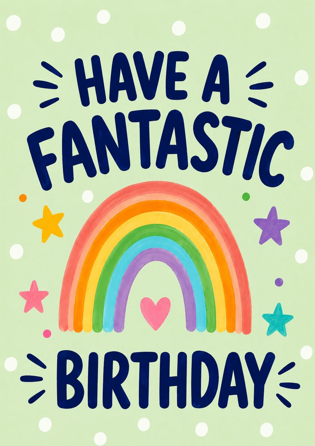 Birthdays - Personalised Card — with punch holes