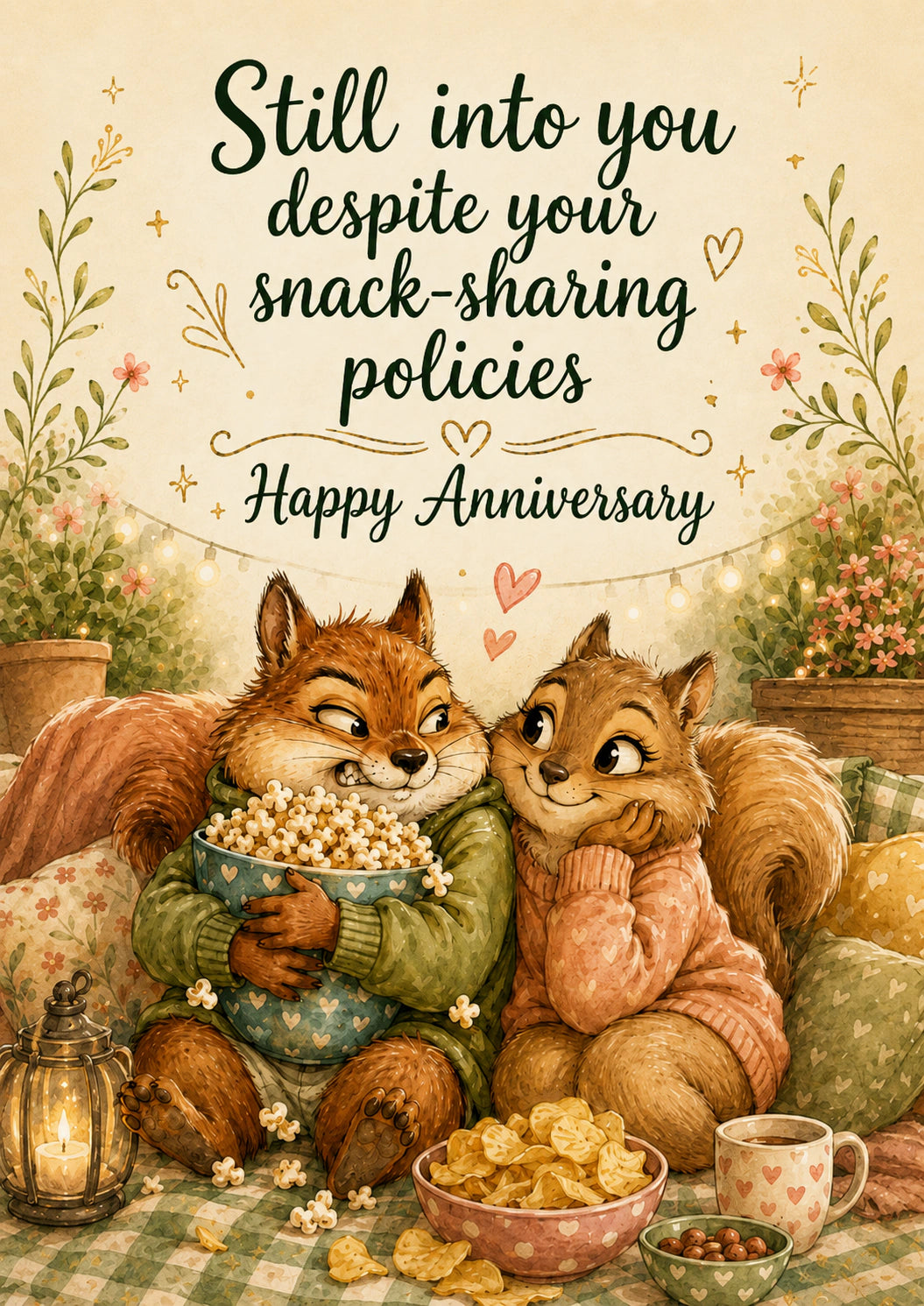Anniversary Personalised Card