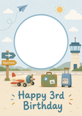 Load image into Gallery viewer, Birthdays - Personalised Card — with punch holes

