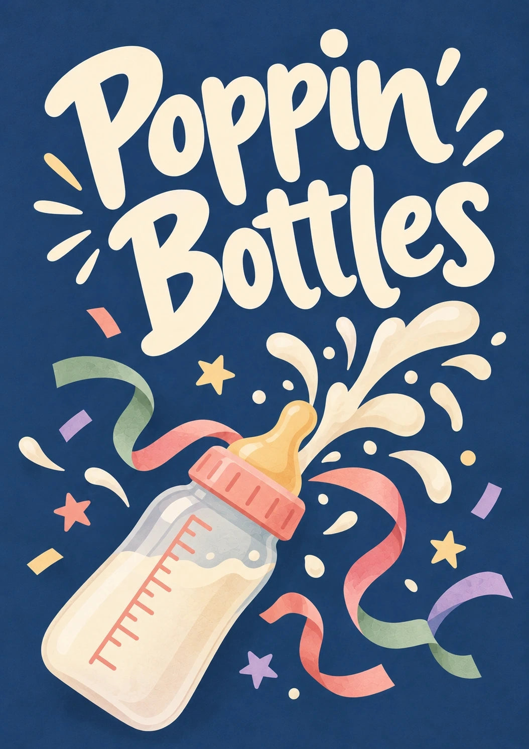 New baby - Personalised Card — with punch holes