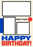 Load image into Gallery viewer, Birthdays - Personalised Card — with punch holes
