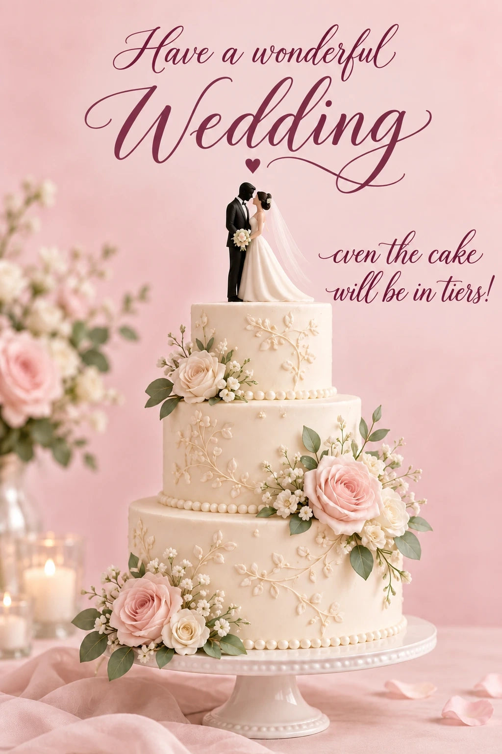 Weddings - Personalised Card — with punch holes