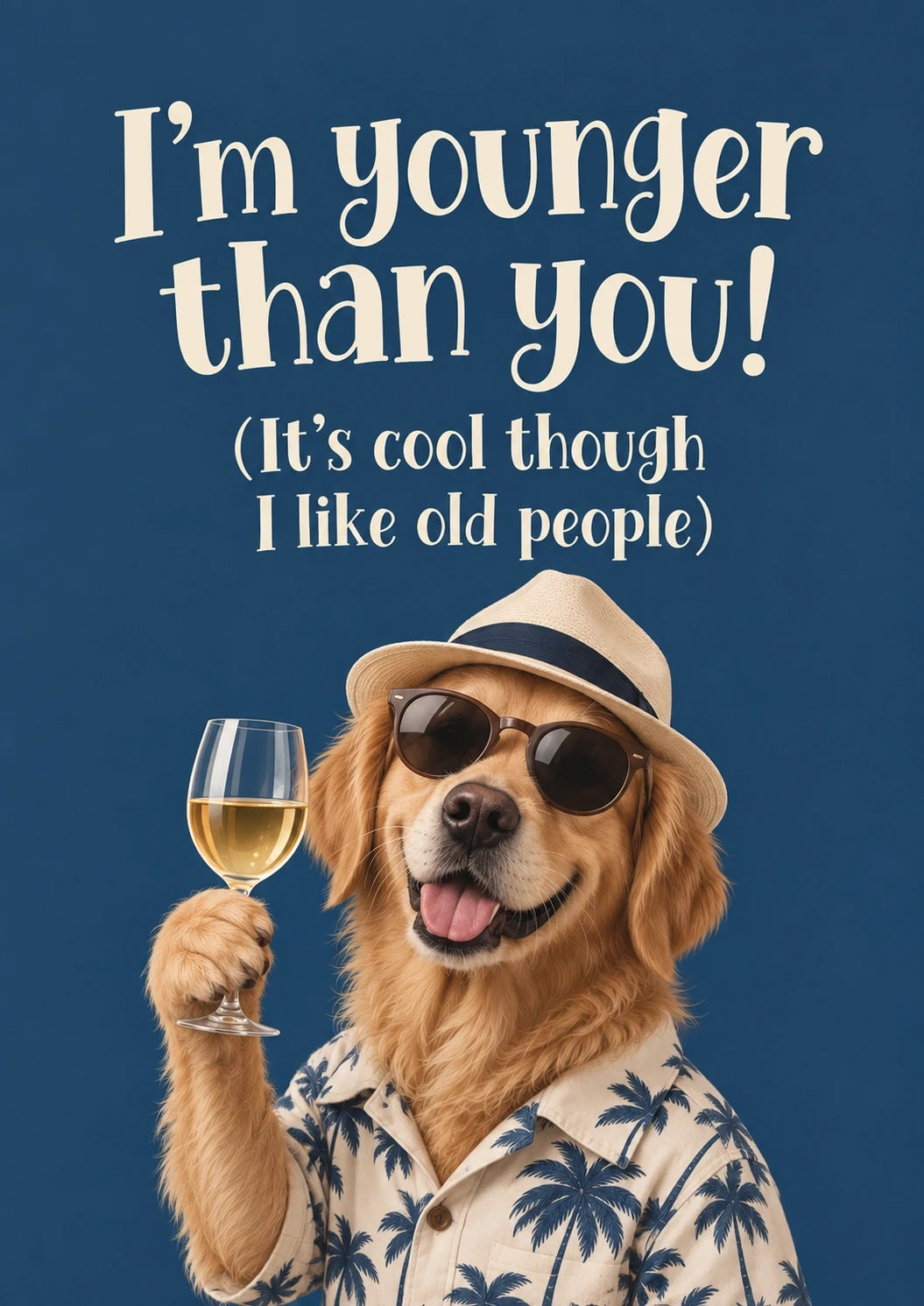 Birthdays - Personalised Card — with punch holes