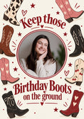 Load image into Gallery viewer, Birthdays - Personalised Card — with punch holes
