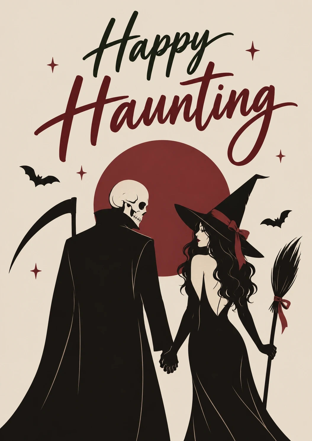 Halloween - Personalised Card — with punch holes