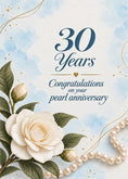 Load image into Gallery viewer, Anniversary - Personalised Card — with punch holes
