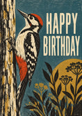 Load image into Gallery viewer, Birthdays - Personalised Card — with punch holes
