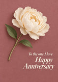Load image into Gallery viewer, Anniversary - Personalised Card — with punch holes
