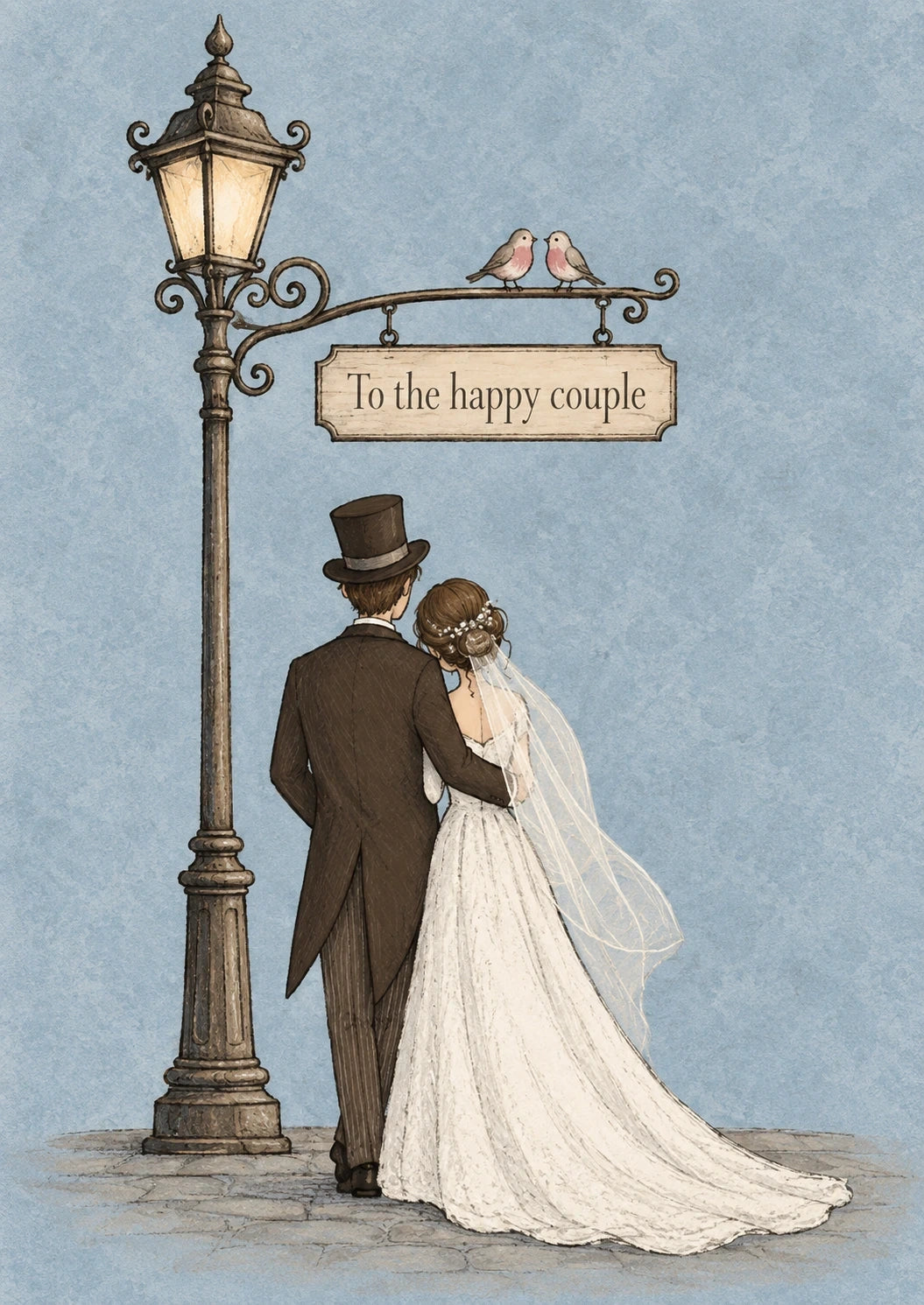 Weddings - Personalised Card — with punch holes