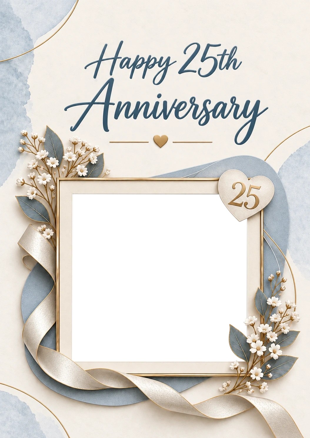 Anniversary - Personalised Card — with punch holes