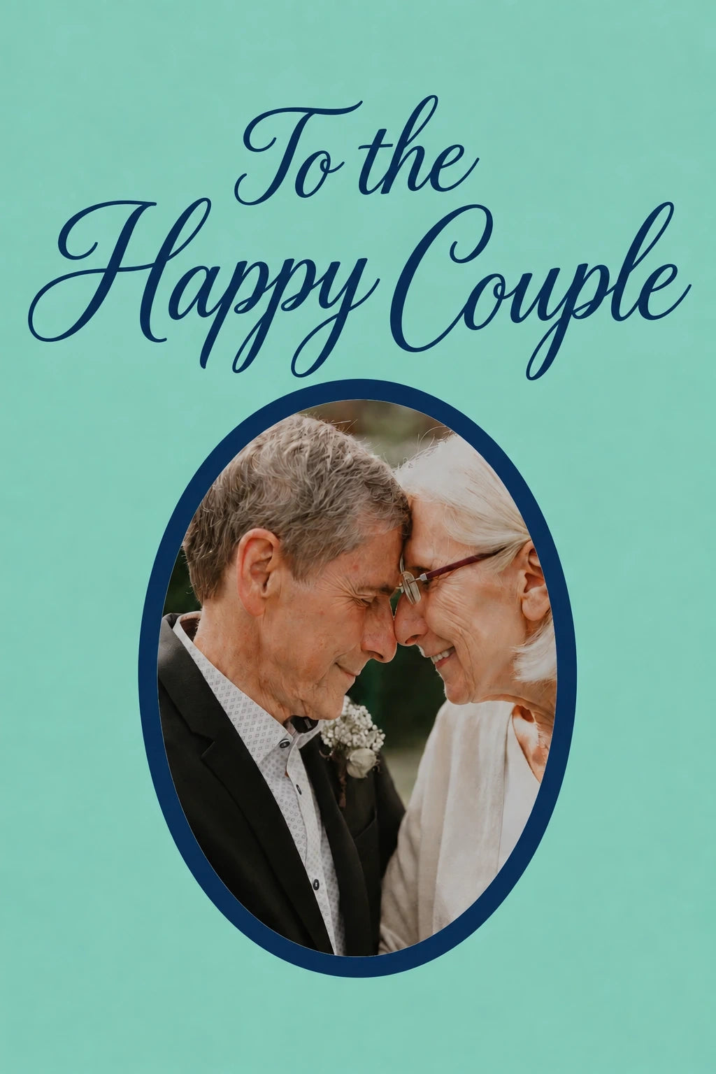 Weddings - Personalised Card — with punch holes