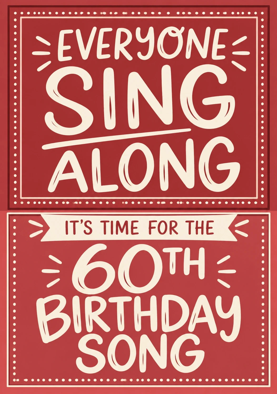 Birthdays - Personalised Card — with punch holes